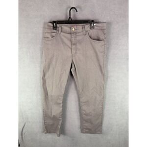 Dickies Mens Pants 34x30 Flexible Skater Casual Chino Workwear Light Gray